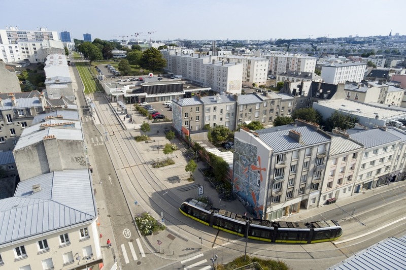 Vue sur le quartier des Quatre Moulins