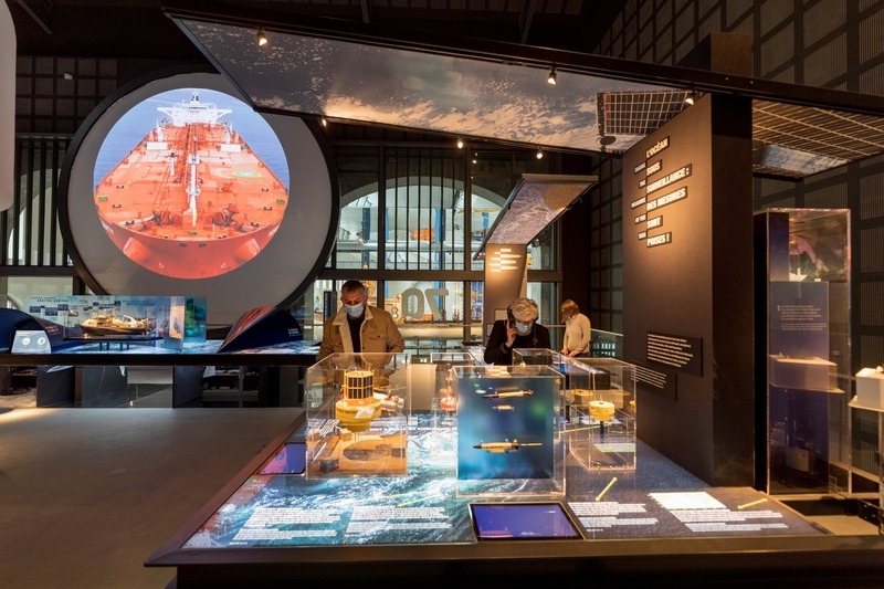 Le nouvel espace de découverte des océans 70.8, installé dans les ateliers des Capucins