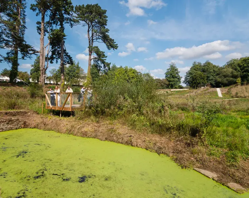 Le parc inondable de Kertatupage à Brest