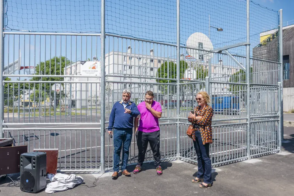 Inauguration du city stade. 