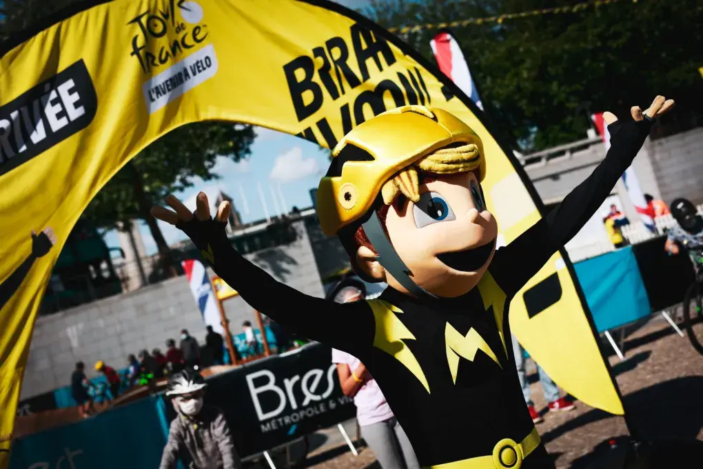 Une mascotte.