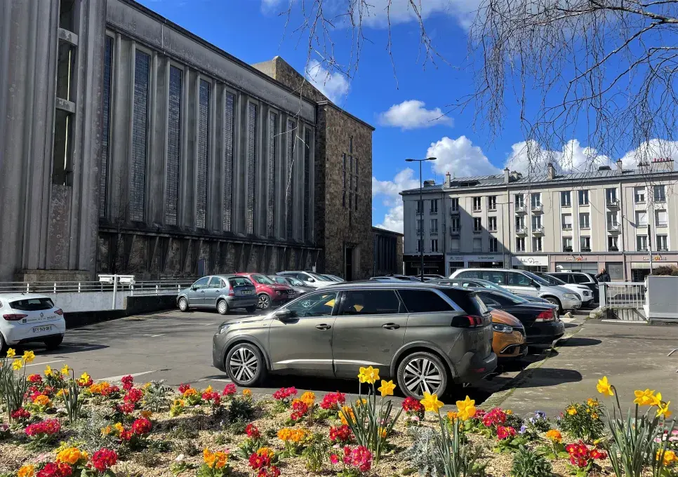 Vue extérieure du parking Saint Louis