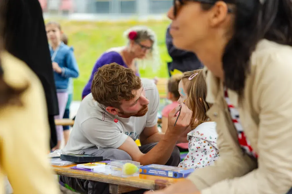 stand de maquillage pour enfants