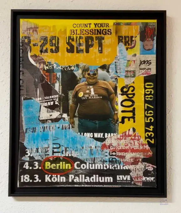 Un tableau de collages d'affiches