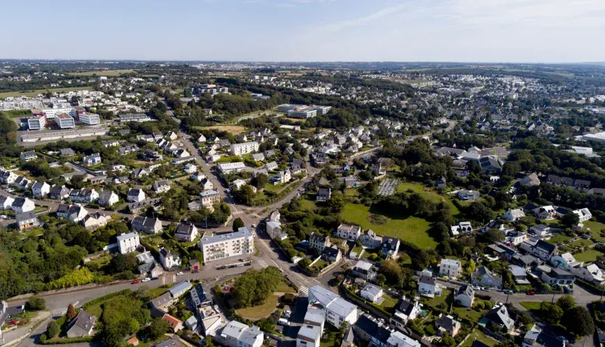 Vue drone de Guipavas