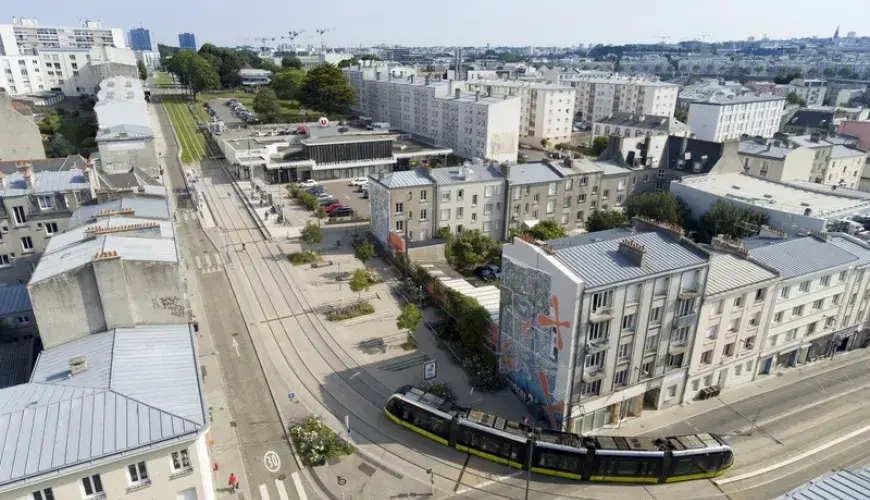 Vue sur le quartier des Quatre Moulins