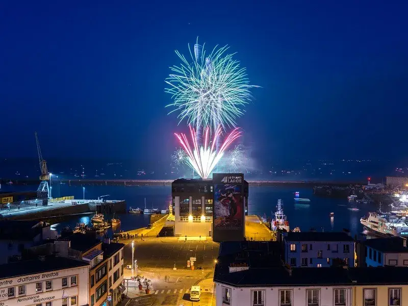 Actu 2022 -  14 juillet : le feu d'artifice fait son retour à Brest !