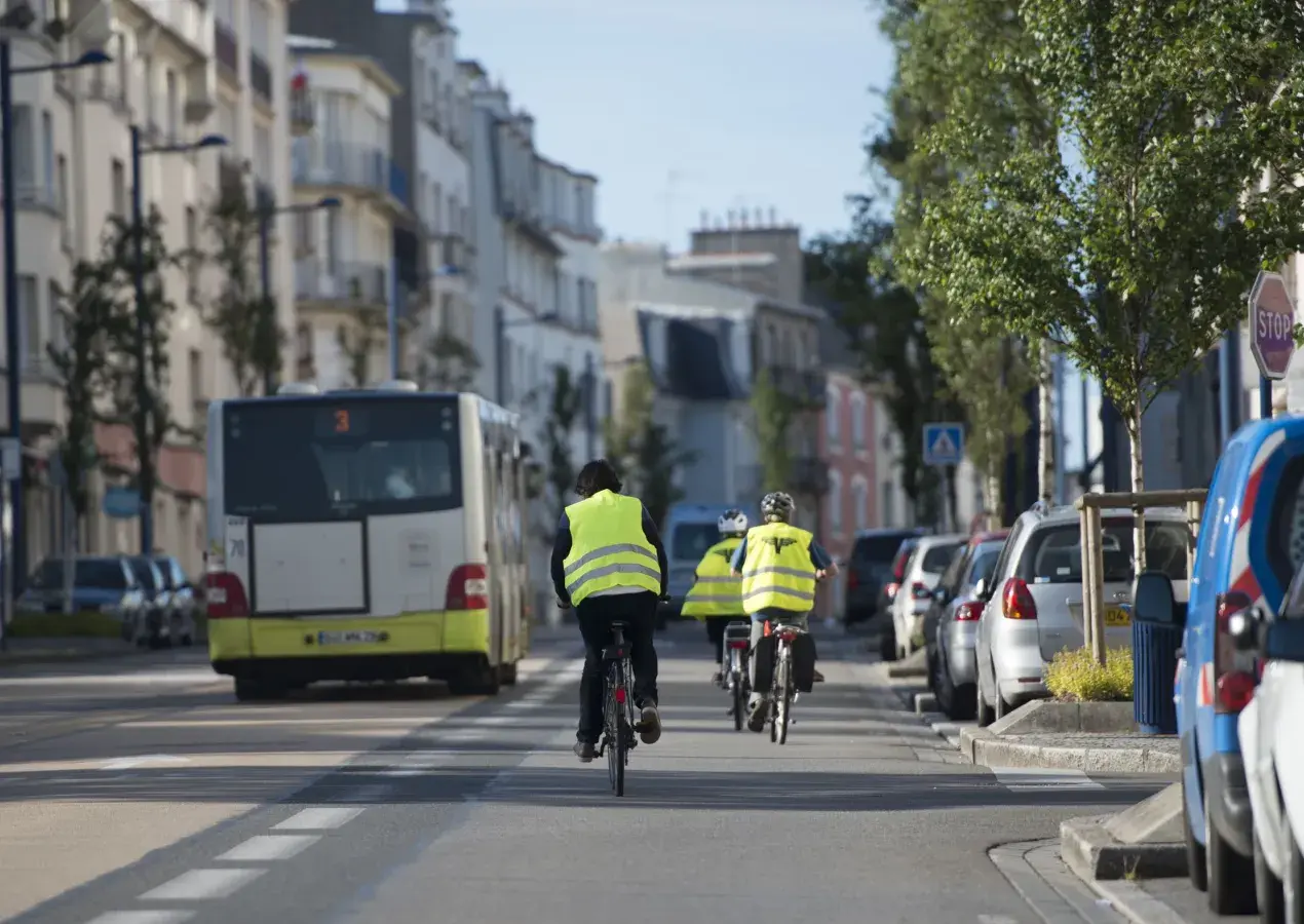 Brest, une ville pour tous : piétons, vélos, voitures et transports en commun