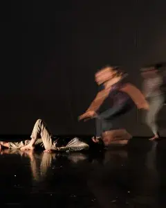 Danseurs et danseuses sur scène 