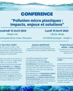 Conférence Micro-plastiques : Impacts, Enjeux et Solutions