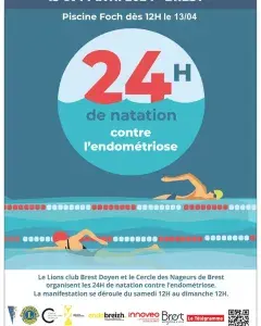 24h de natation contre l'endométriose