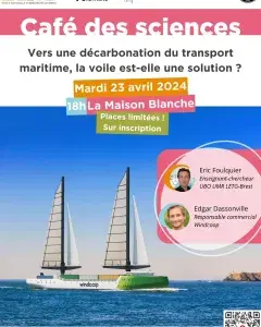 Café des sciences - Vers une décarbonation du transport maritime, la voile est-elle une solution ?