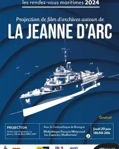 Rendez-vous maritimes : projection de film d'archives autour de la Jeanne d'Arc