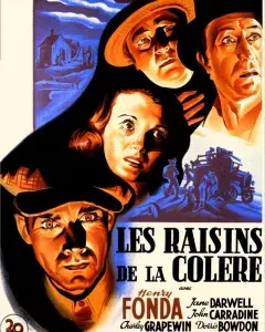 Affiche du film "Les raisins de la colère" de John Ford