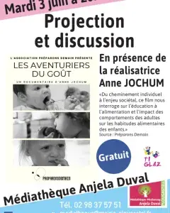 Projection du film documentaire « Les Aventuriers du Goût »