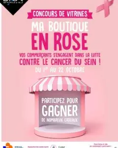 Concours de vitrines "Ma boutique en rose"