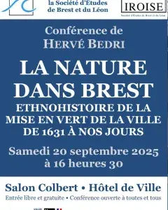 Conférence « La Nature dans Brest. Ethnohistoire de la mise en vert de la ville de 1631 à nos jours »