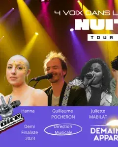 4 voix dans la nuit - tour 2025 4 voix dans la nuit - tour 2025