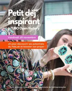 Quinzaine de l'entrepreneuriat - Découvrir, échanger - Petit déjeuner inspirant Quinzaine de l'entrepreneuriat - Découvrir, échanger - Petit déjeuner inspirant