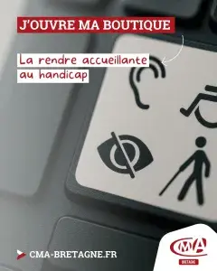 Quinzaine de l'entrepreneuriat - Se lancer - J'ouvre ma boutique: la rendre accueillante au handicap Quinzaine de l'entrepreneuriat - Se lancer - J'ouvre ma boutique: la rendre accueillante au handicap