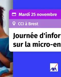 Quinzaine de l'entrepreneuriat - Se lancer - Atelier « La Micro-entreprise » : construisez votre projet d’entreprise et donnez-vous toutes les chances de réussir Quinzaine de l'entrepreneuriat - Se lancer - Atelier « La Micro-entreprise » : construisez votre projet d’entreprise et donnez-vous toutes les chances de réussir