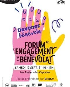 Affiche du forum de l'engagement et du bénévolat