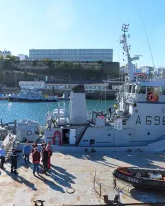 Visite de la base navale