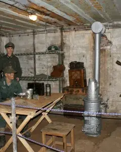 Visite du bunker de Kervallon