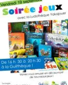 Soirée jeux avec Yakajouer Soirée jeux avec Yakajouer