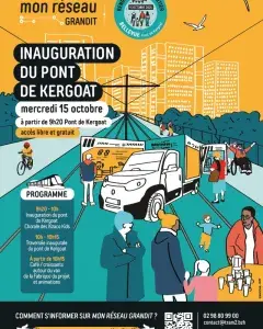 Inauguration du Pont de Kergoat