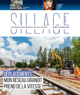 Couverture du sillage n°267 avec des travaux pour la ligne 2 du Tramway