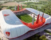 Projection numérique du futur stade du Froutven