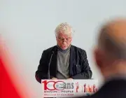 François Cuillandre au centenaire de la Maison du peuple de Brest. 