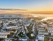 Vue aérienne de Brest métropole
