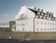 Vue numérique de la reconversion du site de Pontaniou