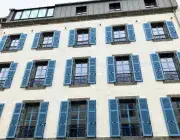 Façade d'un immeuble réhabilité à Brest. 