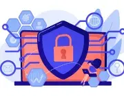 un cadenas sur un ordinateur