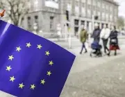 Petit drapeau européen à Brest