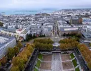 La place de la Liberté vue du ciel