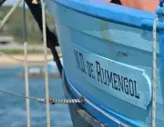La coque d'un bateau.