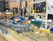 Maquette en lego du port du futur à Brest 