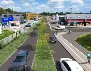 Vue numérique du futur aménagement du boulevard Charles de Gaulle 