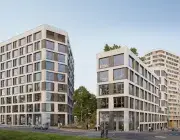 Vue numérique d'un projet immobilier sur le plateau des Capucins