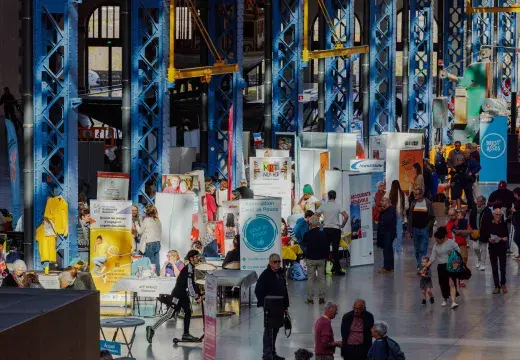 Vue du forum des associations en 2023. 