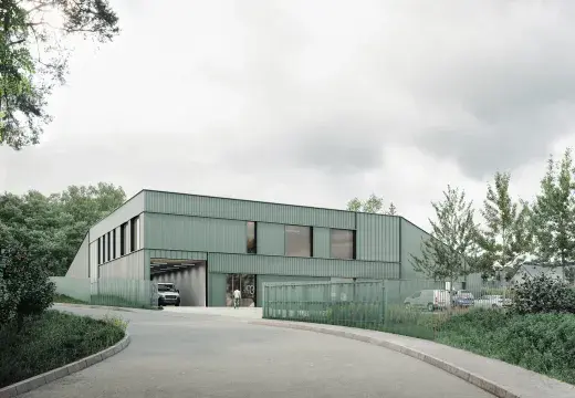 Vue 3D d'un bâtiment.
