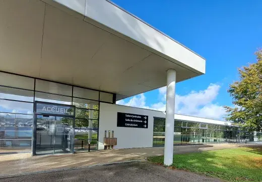 Vue de l'entrée des PFCA à Brest
