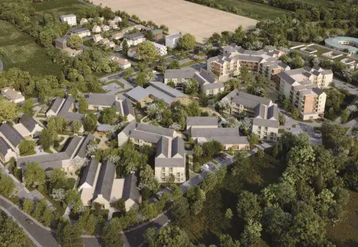 Projection numérique du futur quartier des aînés du CHU 
