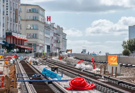 Une ville en travaux.