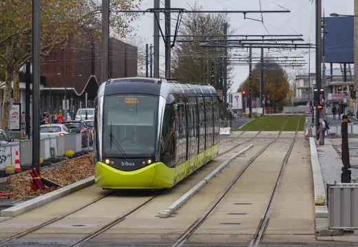 rame de tramway boulevard Clemenceau