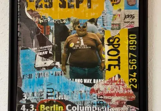 Un tableau de collages d'affiches